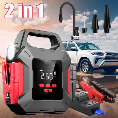 Car Jump Starter with Tyre Inflator