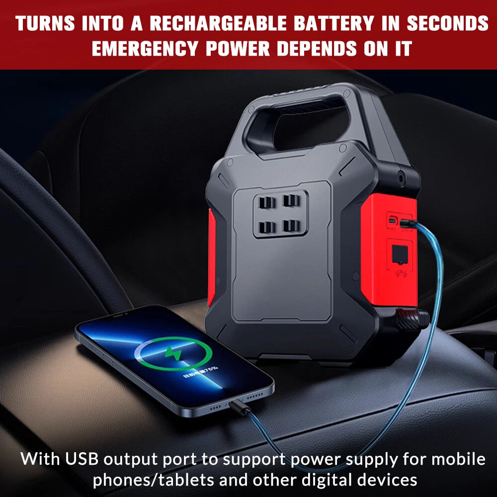 Car Jump Starter with Tyre Inflator