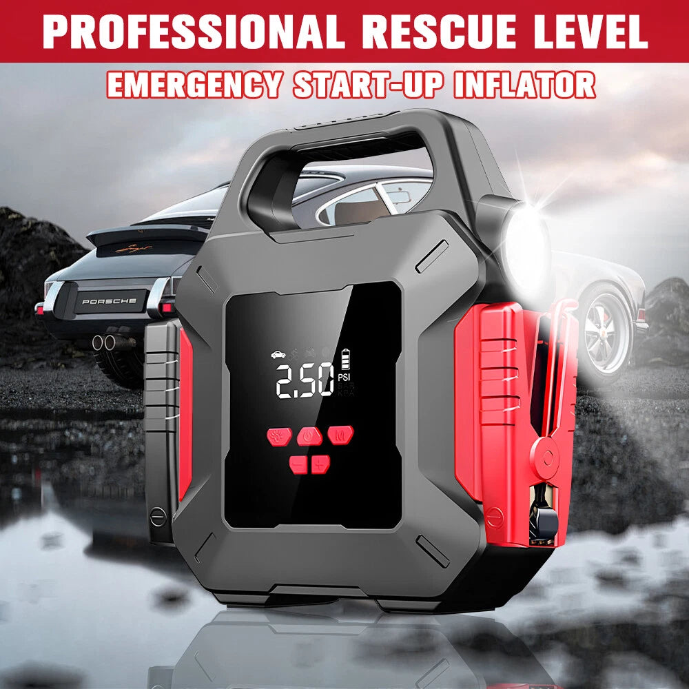Car Jump Starter with Tyre Inflator