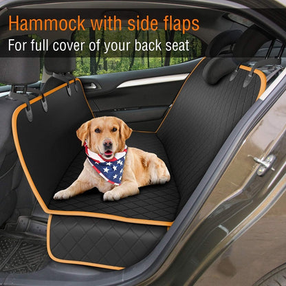 Durable Oxford fabric of pet car seat cover hammock close up