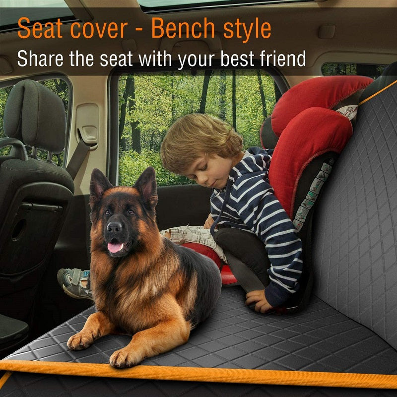 Non-slip bottom of pet car seat cover hammock to keep it in place