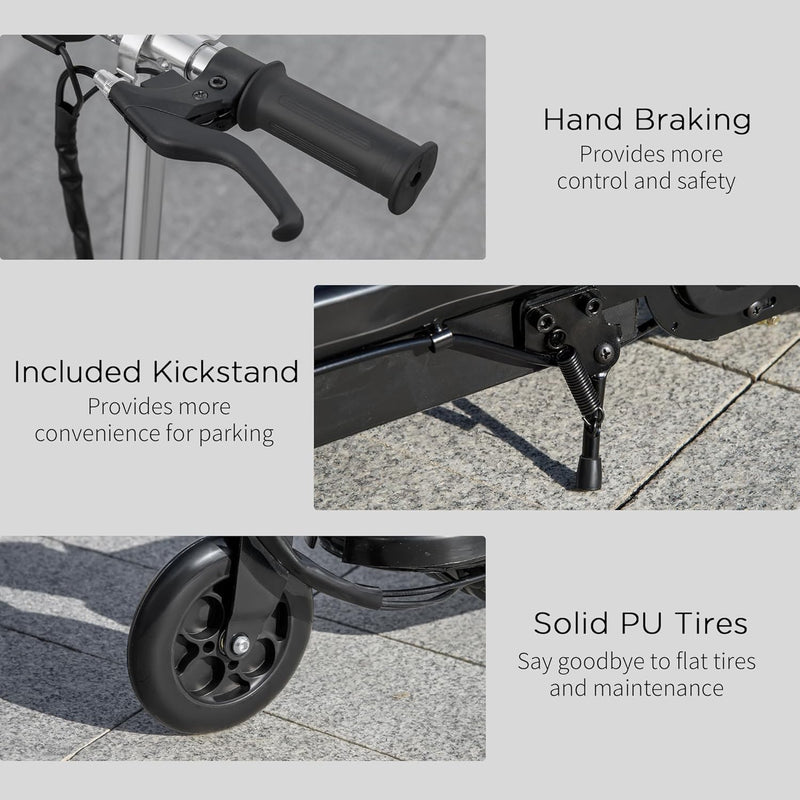 Scooter Black With Chair