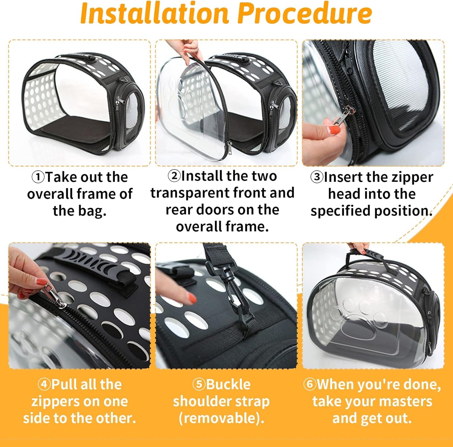 Portable Pet Carrier Bag - Large