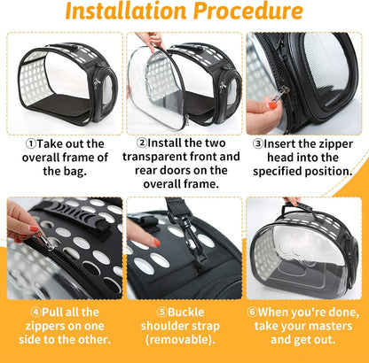 Portable Pet Carrier Bag - Large