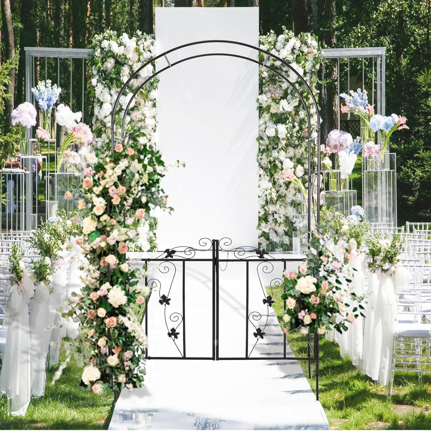 Garden Archway Arch Rack Stand