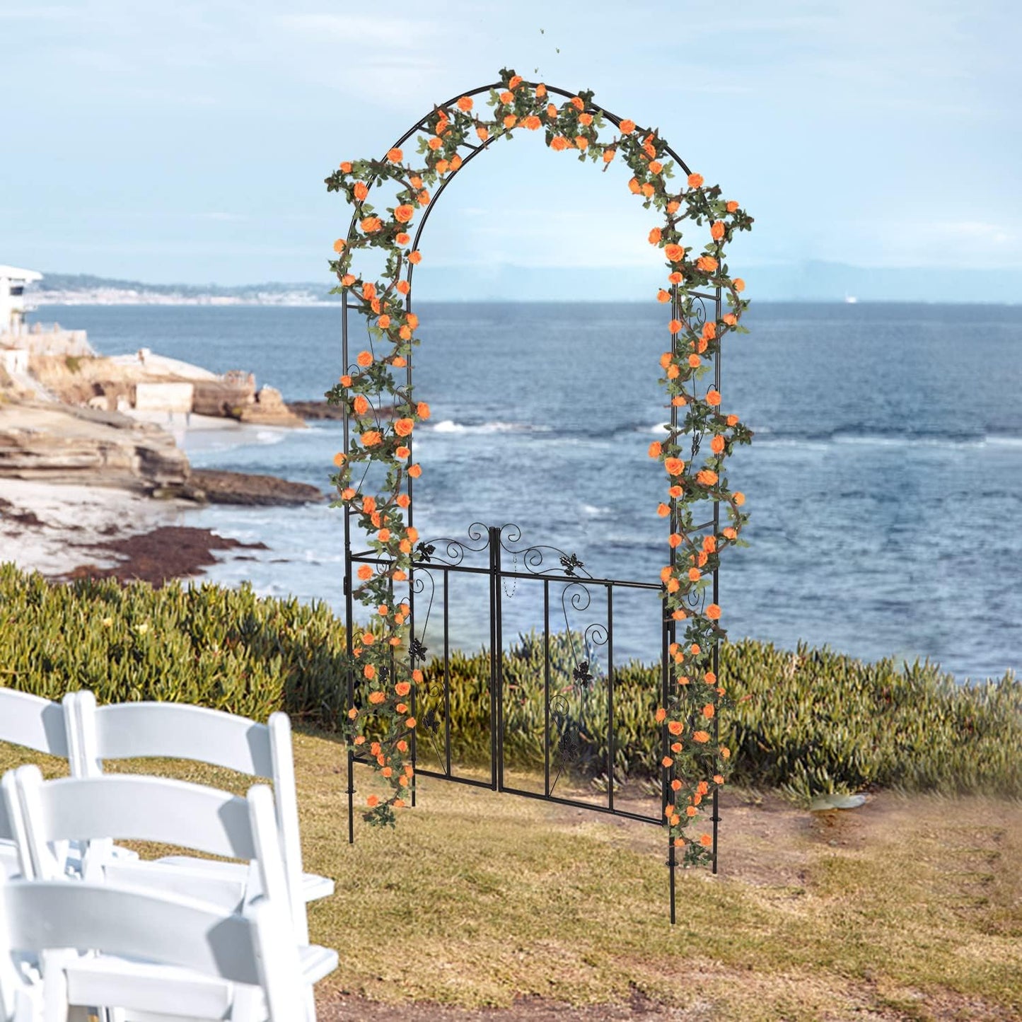 Garden Archway Arch Rack Stand