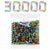 30000 Multicolour Gel Blaster Balls for Gel Ball Blaster 7-8mm