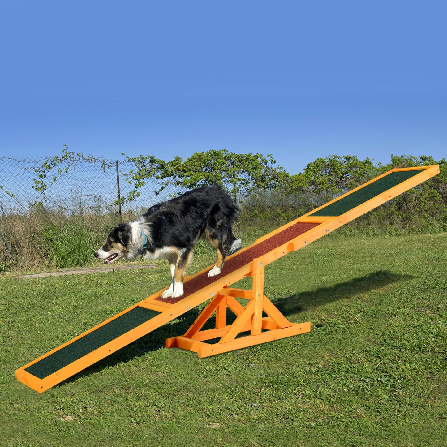 Wooden Dog Agility Seesaw for Training and Exercise