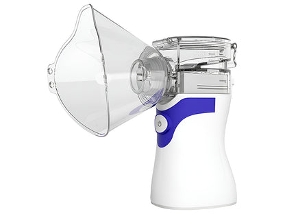 Top view of ultrasonic nebulizer inhaler showing control buttons