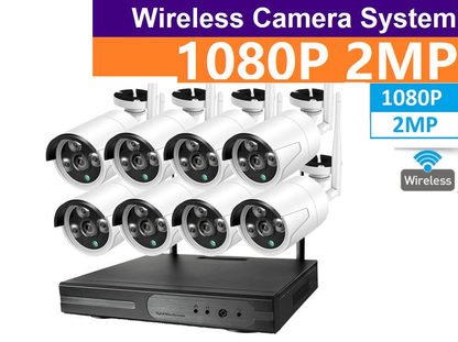 Wireless Security Camera System 8 Camera