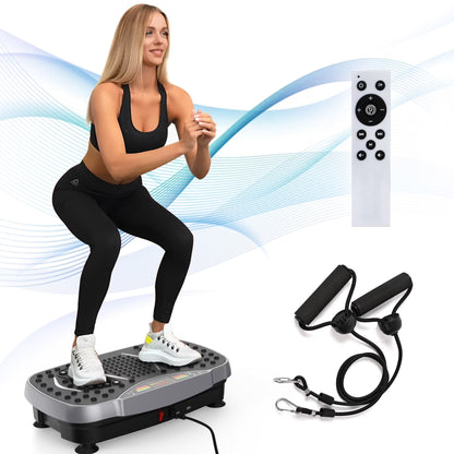 Vibration plate exercise machine with Bluetooth music playing