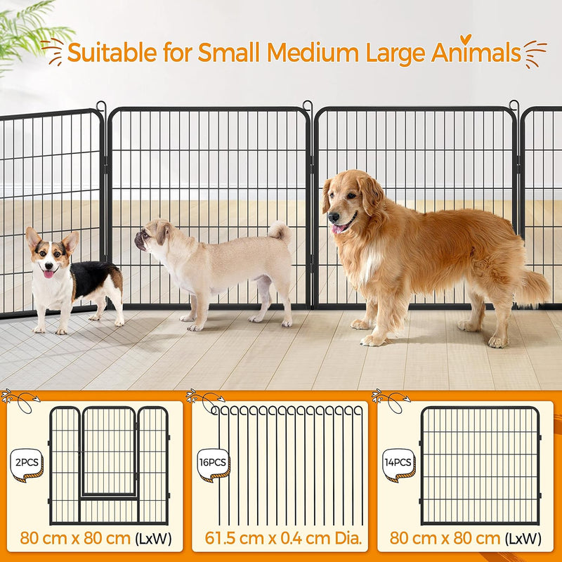 Dog Play Pen 16 Panels 80*80cm