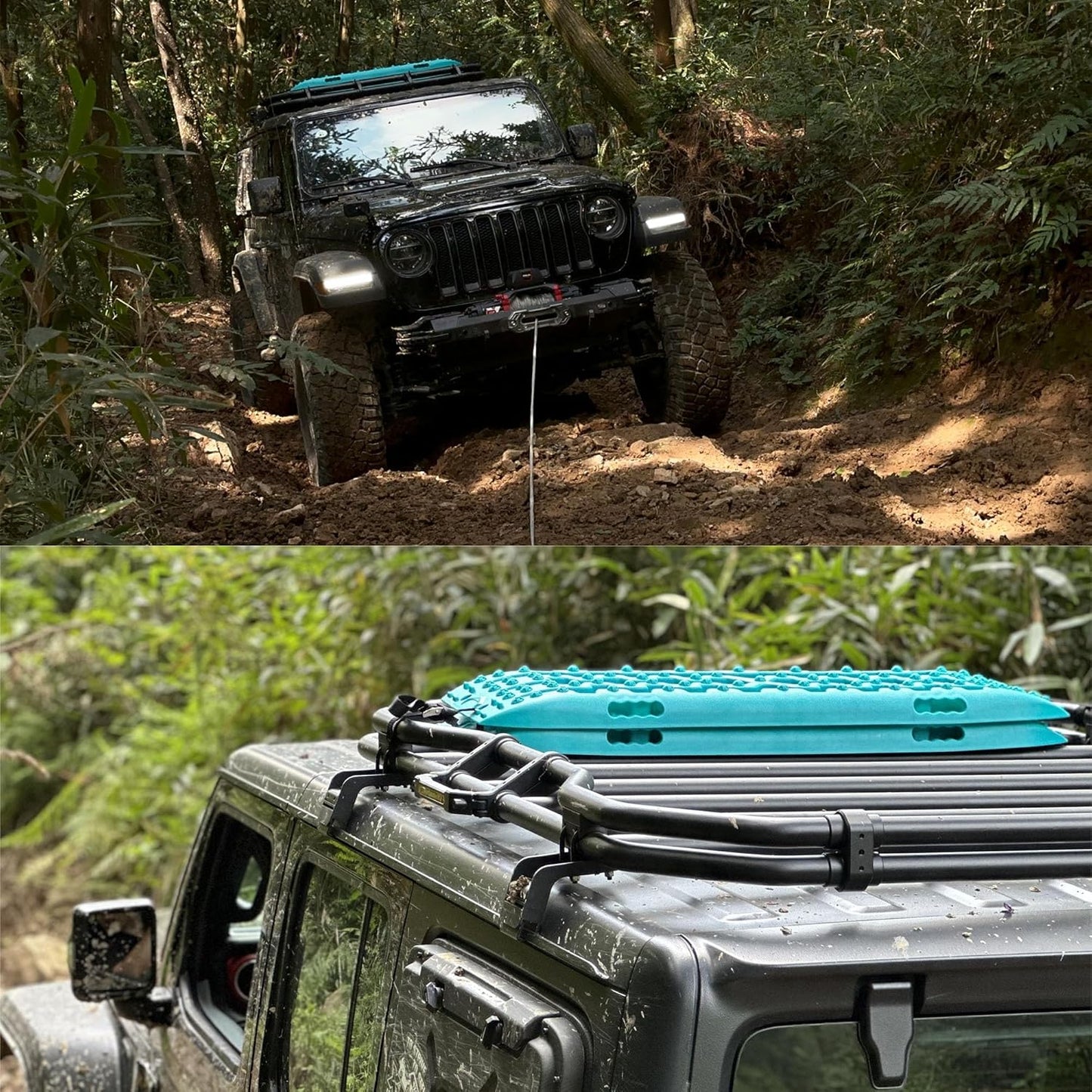 Recovery Tracks used on muddy terrain in New Zealand