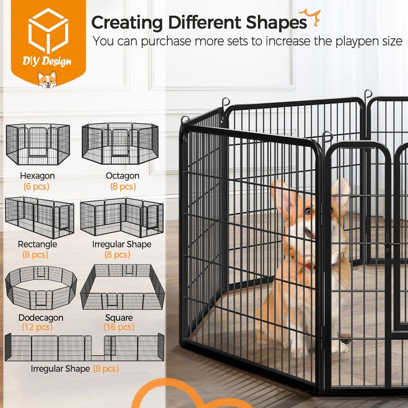 Dog Play Pen 16 Panels 80*80cm