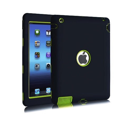 iPad 2/3/4 ShockProof Hybrid Case - Full Black