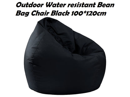 Side angle showing ergonomic shape of bean bag cover