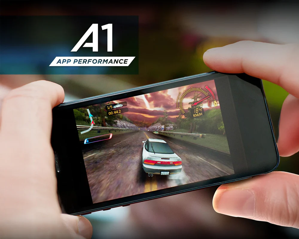 ADATA micro SD card inserted in SD adapter for laptop use