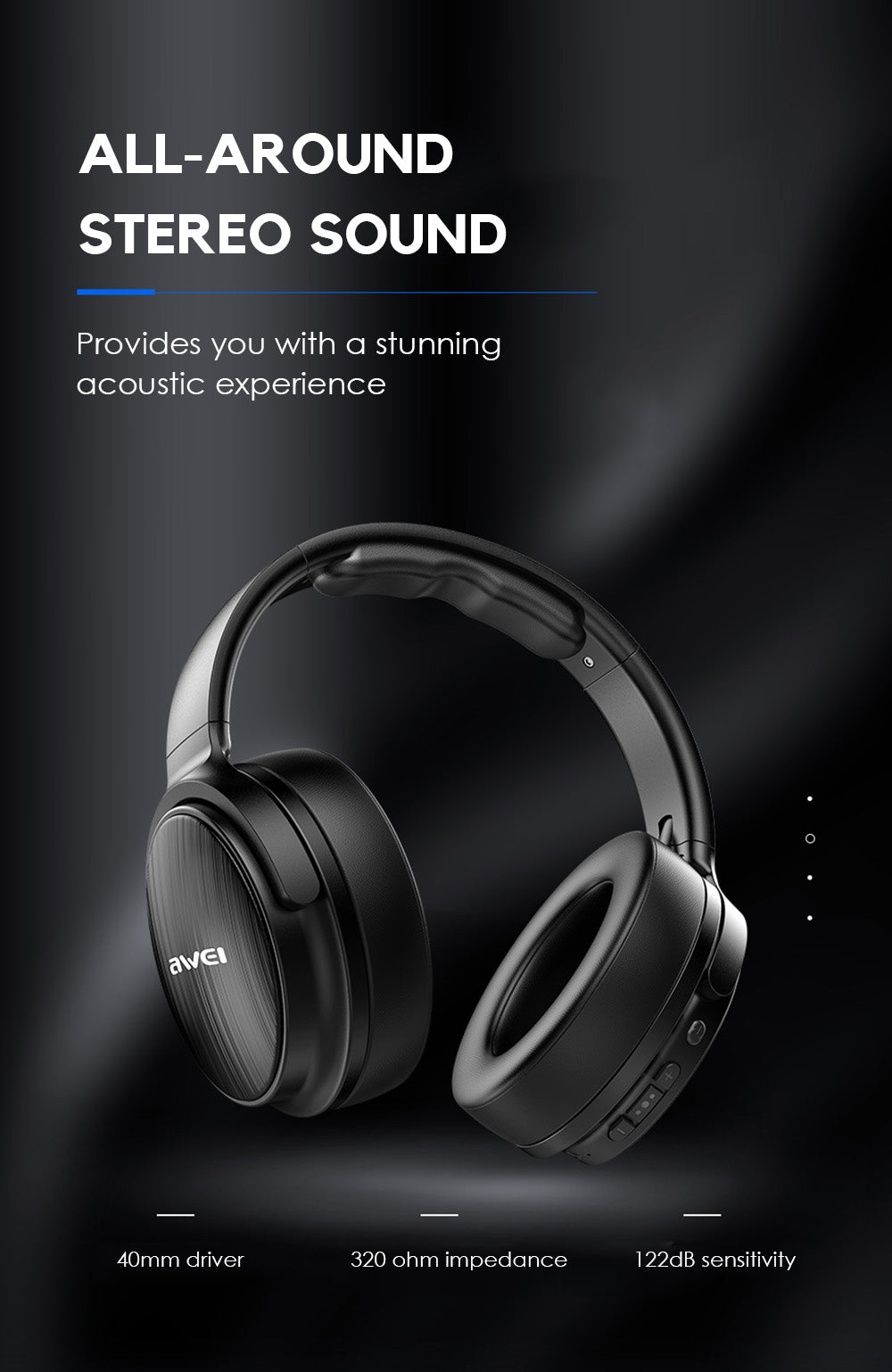 Awei A780BL Bluetooth Headphone