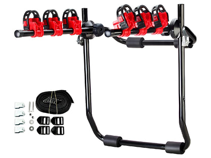 Foldable bike carrier rack compact for easy storage