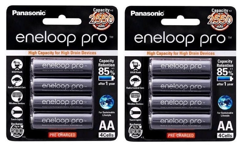 Panasonic Eneloop Pro AA Battery - 8pcs