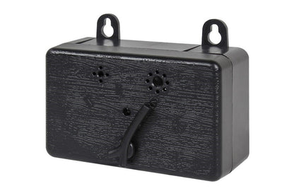 Side angle of ultrasonic dog bark control device in grey colour