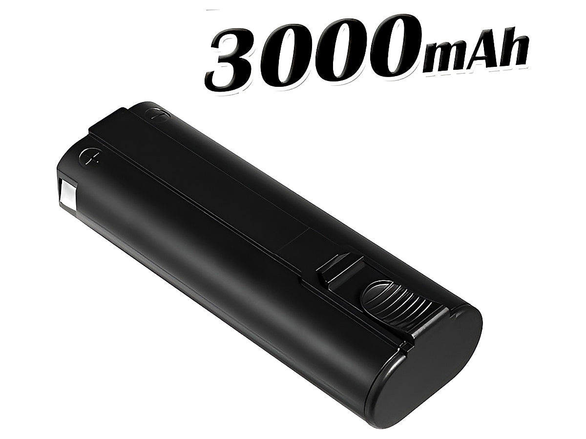 Close up of Paslode nail gun battery 3000mAh label