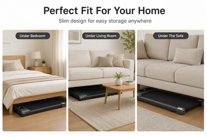 Walking Pad Treadmill With Remote