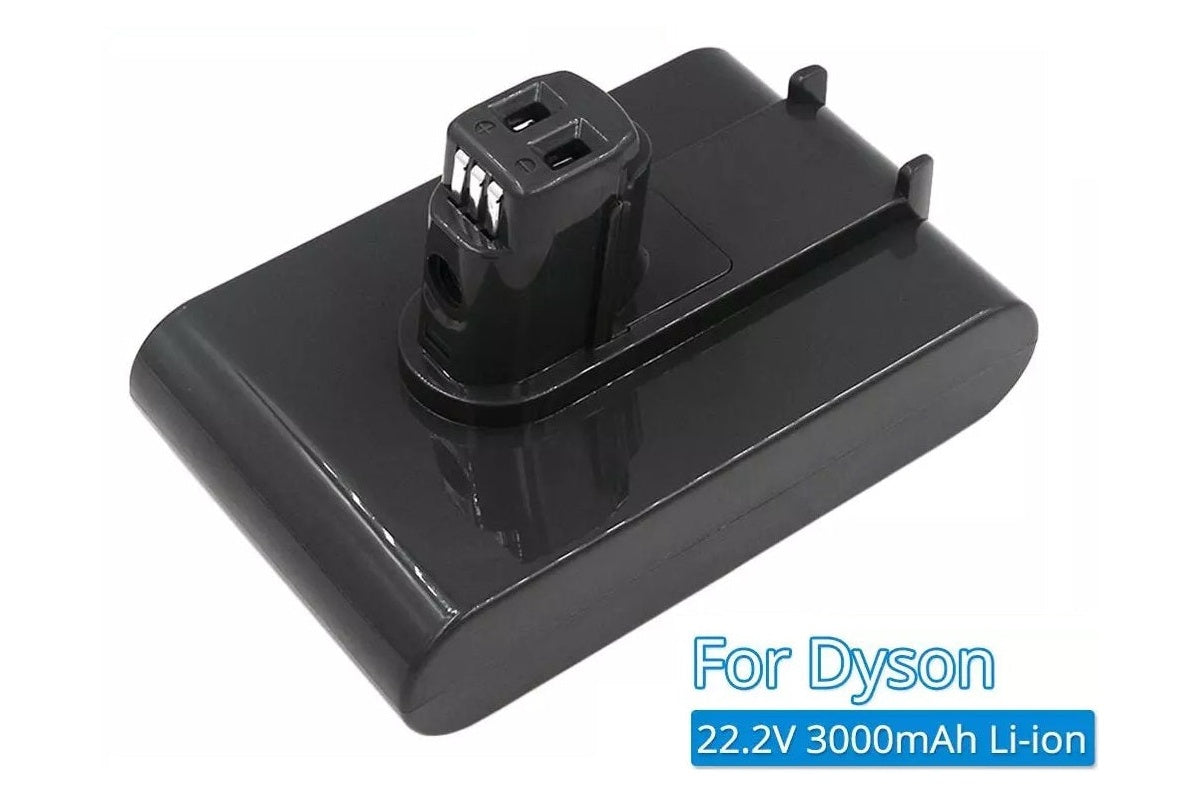 Side view of Dyson DC31 vacuum battery with 3000mAh rating