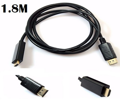 Display Port to HDMI cable