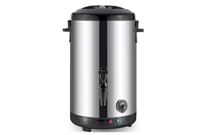 Side view of hot water urn 12L with resin tap