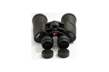 Side view of binoculars showing alloy metal lens barrel
