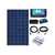 300W solar panel polycrystalline front view with silver frame