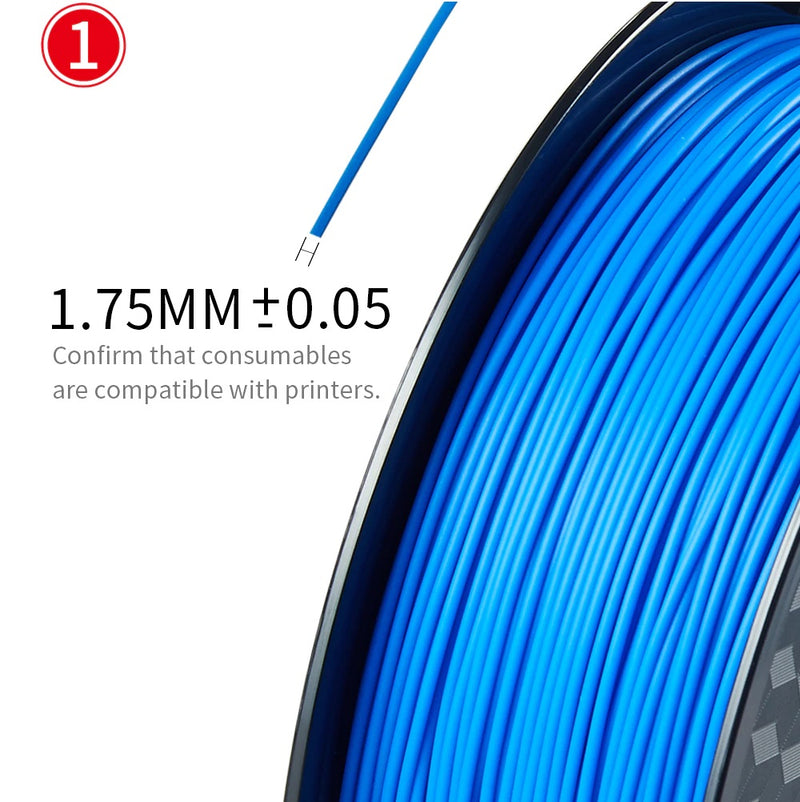 3D PLA Filament FDM 1.75 Degradable (Transparent)