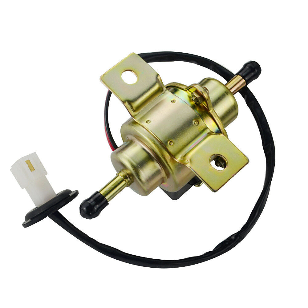 12V fuel pump highlighting energy efficient piston mechanism