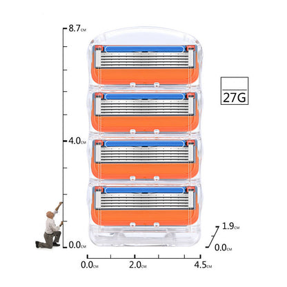 G - Fusion Replacement Razor Blades (Gillette compatible Replacement Blade)