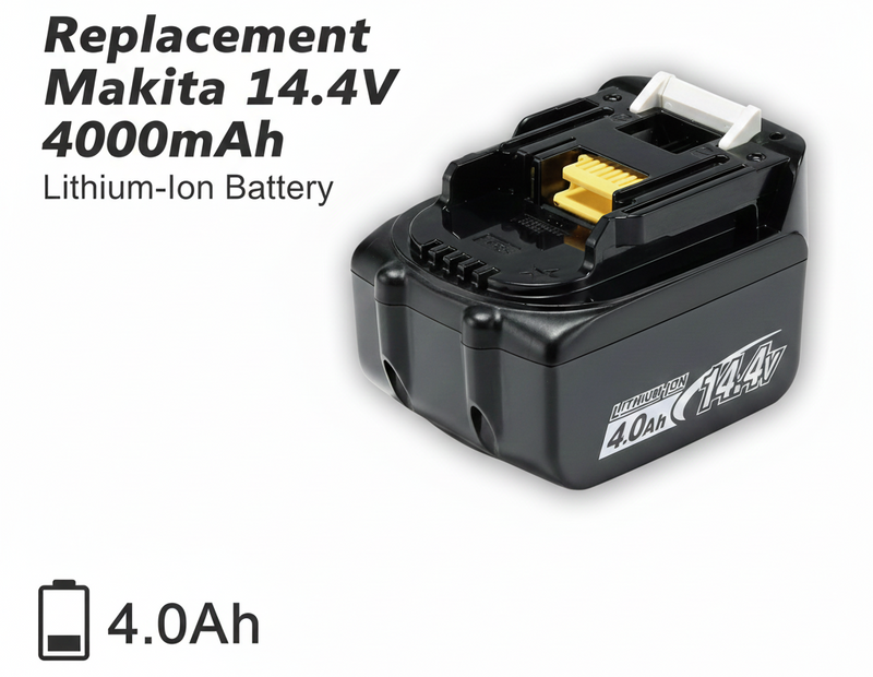 Makita 14.4V 3.0Ah Lithium-Ion Battery Compatible Replacement