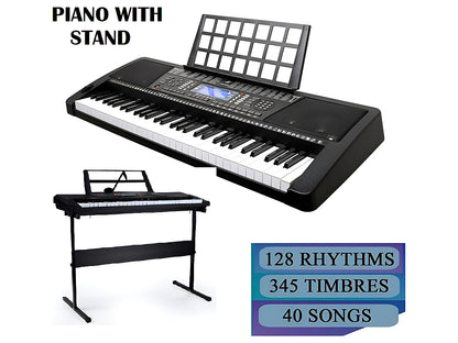 Electronic Keyboard Piano and Piano Stand