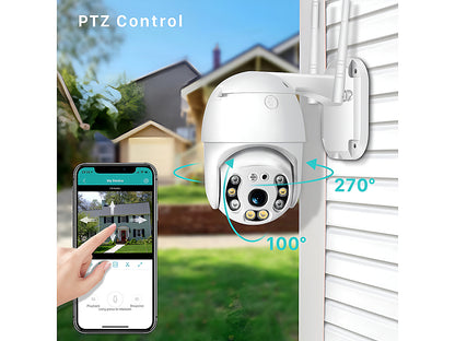Wireless Security Camera with Indoor/Outdoor Night Vision