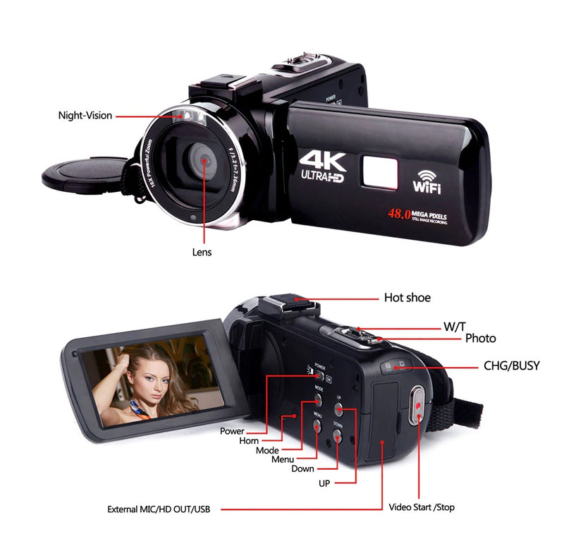 4K Digital Video Camera