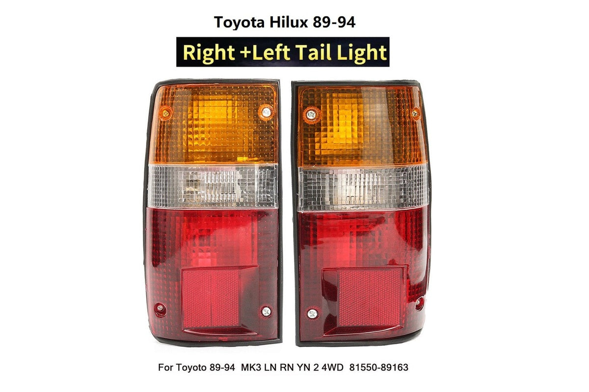 Close up of ABS plastic housing on Toyota Hilux tail lights