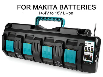 Replacement Makita 14.4-18V Four Port Charger