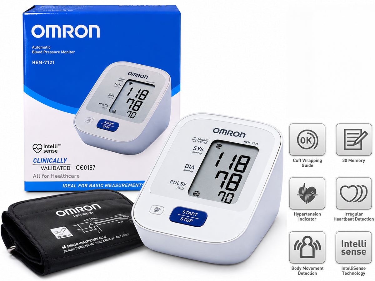 Omron HEM7121 Standard Blood Pressure Monitor