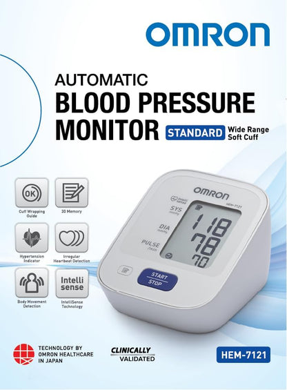 Omron HEM7121 Standard Blood Pressure Monitor