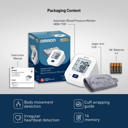 Omron HEM 7181 Blood Pressure Monitor