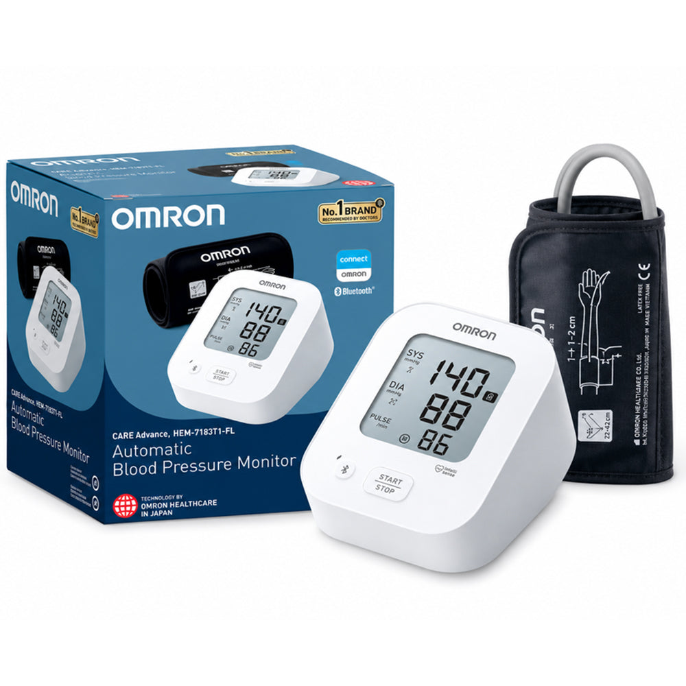 Omron Blood Pressure Monitor HEM-7183T1-FLB
