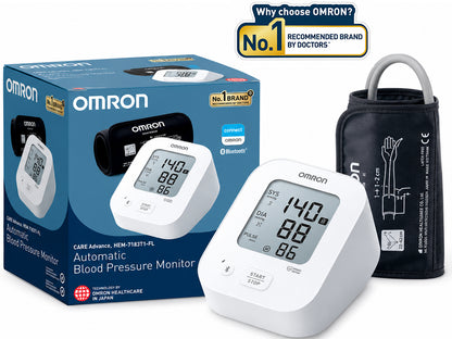 Omron Blood Pressure Monitor HEM-7183T1-FLB