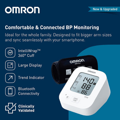 Omron Blood Pressure Monitor HEM-7183T1-FLB