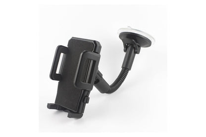 Close up of padded mount securing phone without scratches