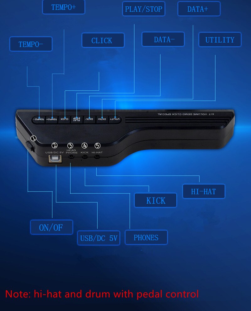 Electronic Roll Up Drum Kit