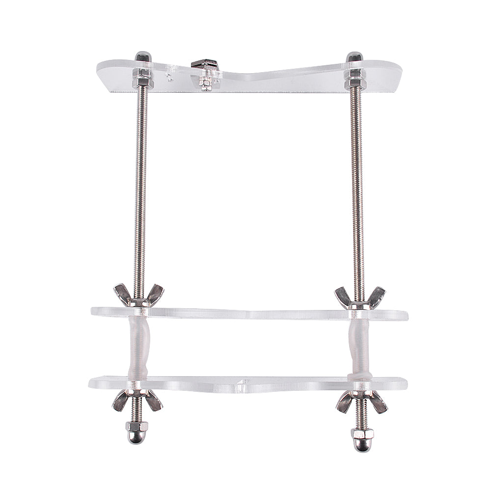 Top angle of glass bottle cutter ready for use